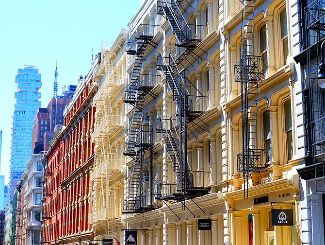 Vandrerute gennem Greenwich Village, SoHo, Chinatown og Little Italy i New York