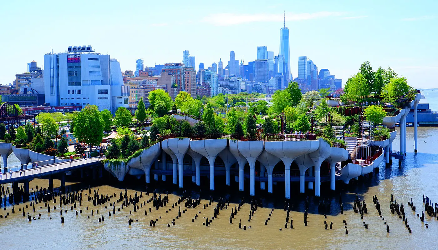 Vandrerute High Line Park - Hudson Yards i New York - Oplev forskellige sider af New York