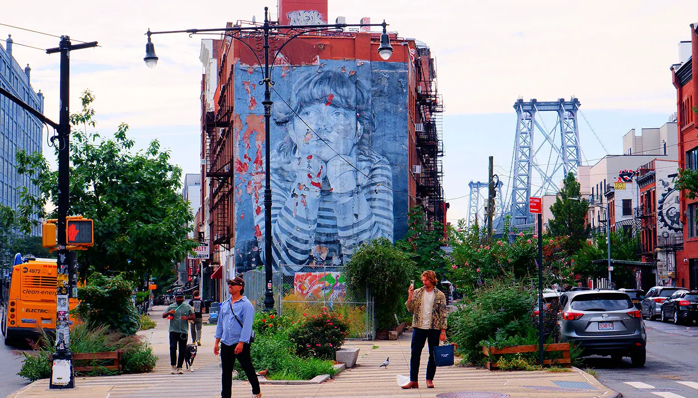 Vandrerute Williamsburg - Greenpoint i New York - Glimt af vandreruten
